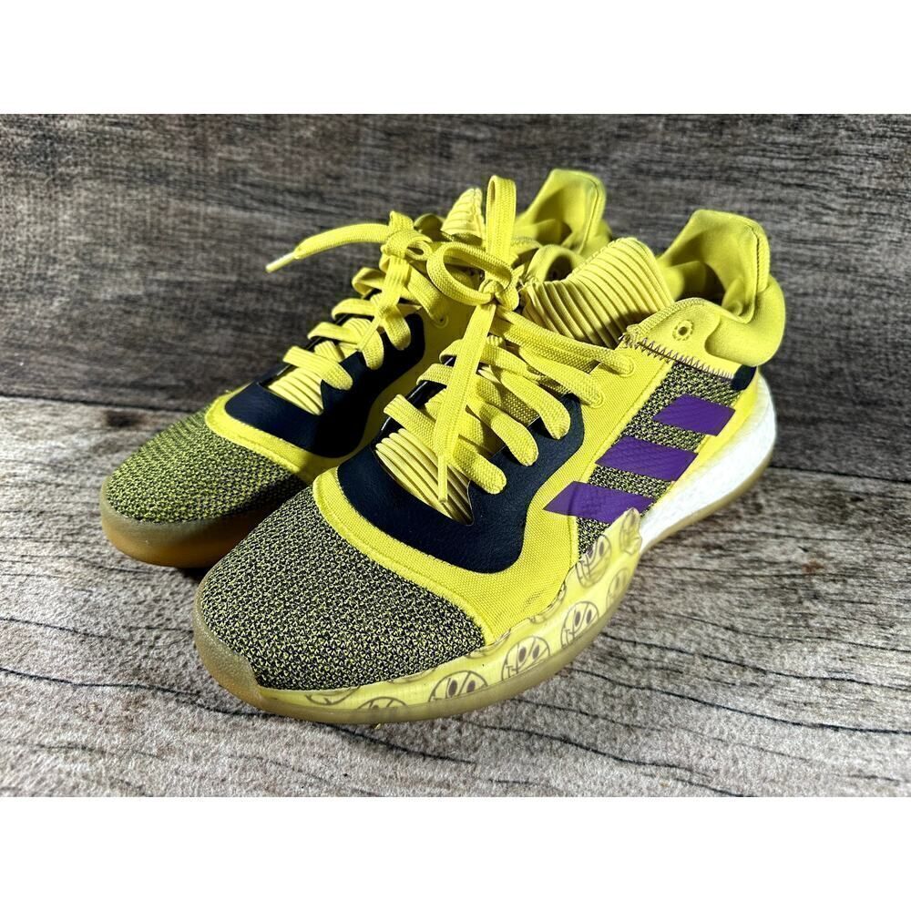 Adidas Marquee Boost Low Yellow/Purple Lakers Edition (Men's Size 11.5)